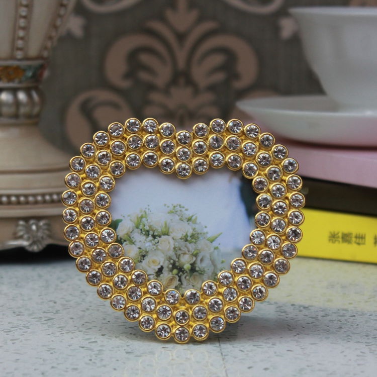 Heart-shaped Crystal Picture Frames