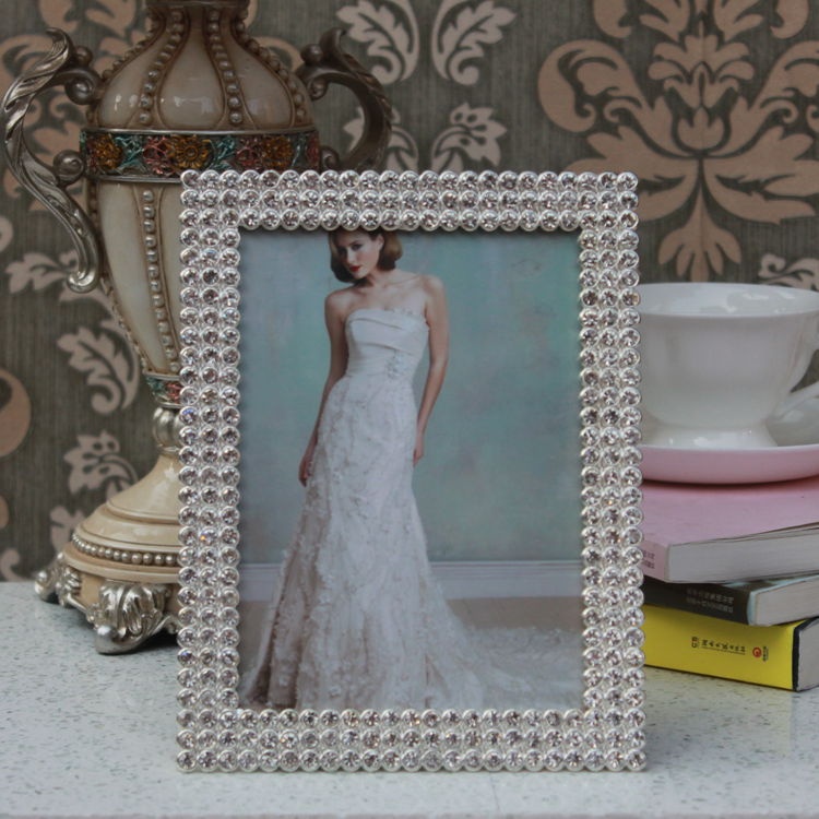 Shiny Crystal Wedding Photo Frames/5X7''