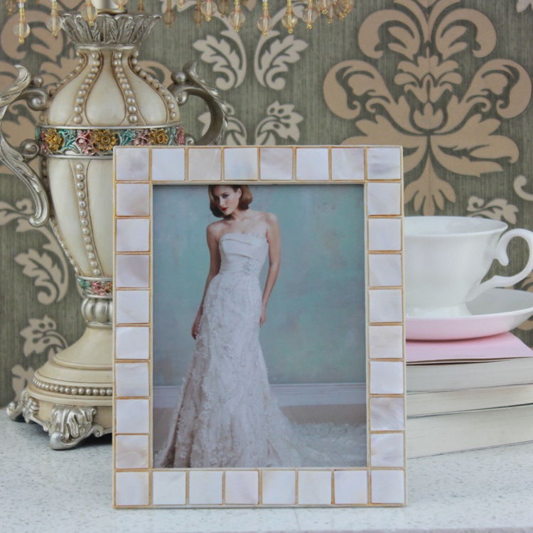 Mother of Pearl Wedding Photo Frame