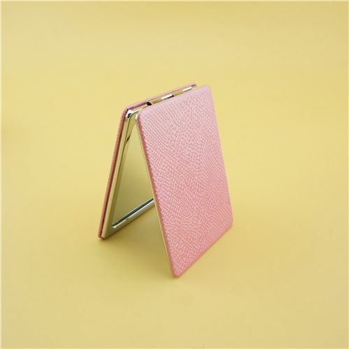 PU custom pocket mirrors/leather compact mirror