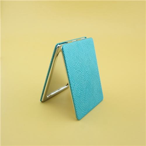 PU custom pocket mirrors/leather compact mirror