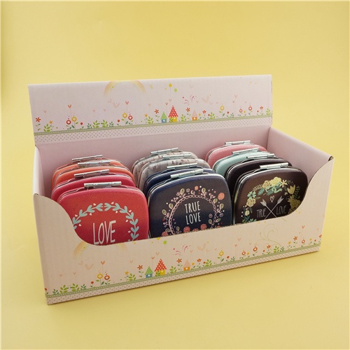 PU custom pocket mirrors/personalized mirrors gifts