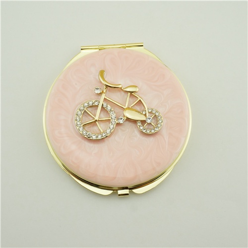 Bicycle series compact mirror/Crystal compact mirror