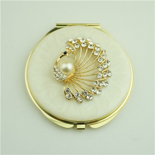 Fancy gift crystals compact mirror/Mothers day gifts
