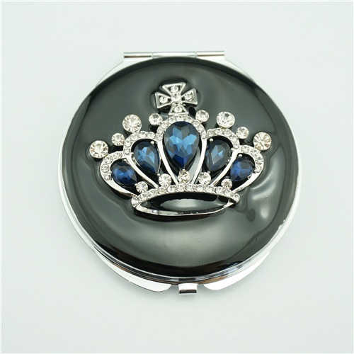 Crown design makeup mirror/Crystal compact mirror