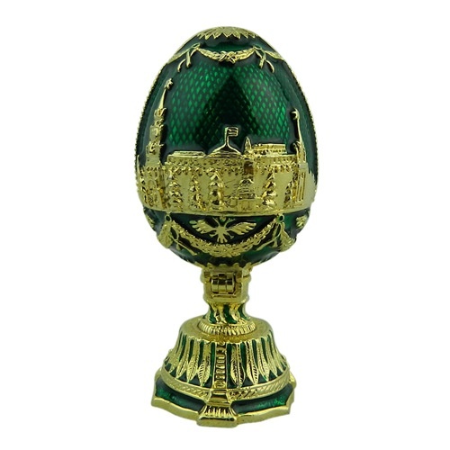 Engraved jewelry box/Russian faberge style egg