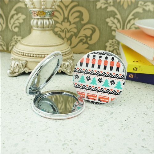PU compact mirror / advertising gift