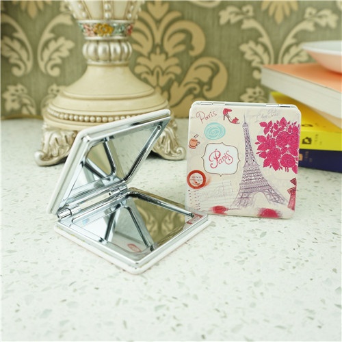 PU compact mirror/gifts for girls