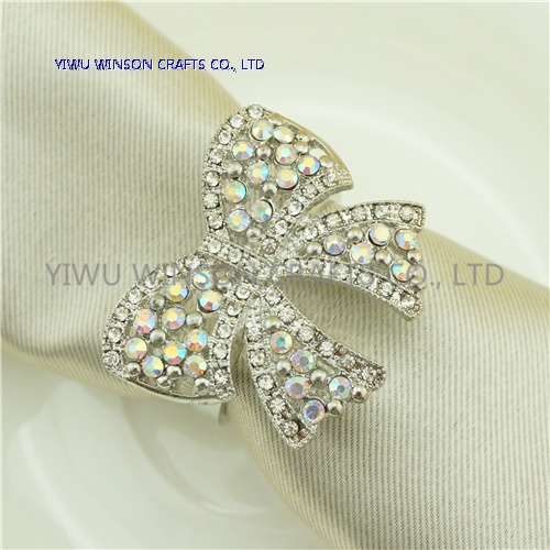 Metal Napkin Ring/Butterfly Knot Metal Wedding Decoration Napkin Ring