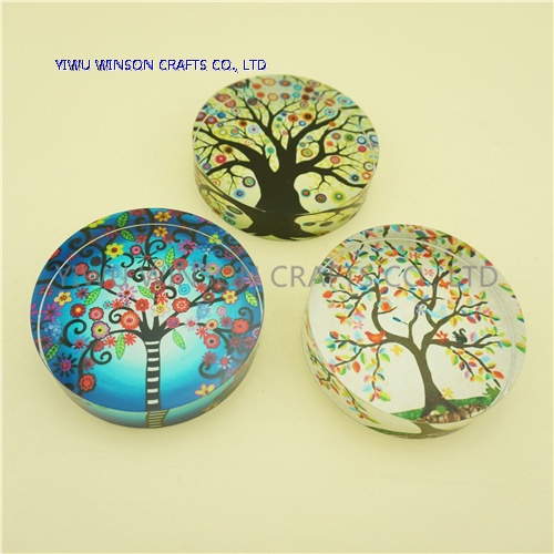 Glass Paperweight/Round Paperweight