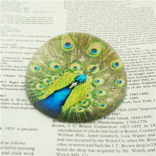 8cm Peacock Art Glass Paperweights/Antique and Collectable Paperweight Online wholesaler