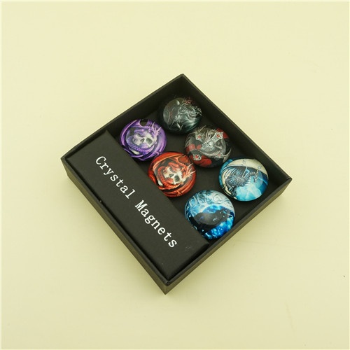 Good Friends Gifts Set of 6 Crystal Magnets/Dia 30mm