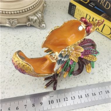 Colour Metal Jewelry Box/Animal Chicken Jewel Box