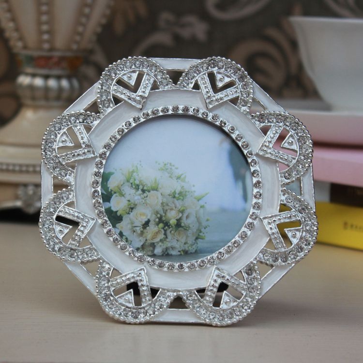Crystals 3 inches photo frame