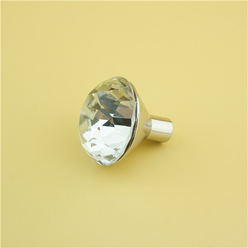 Round crystal drawer handle/zinc alloy cabinet handle