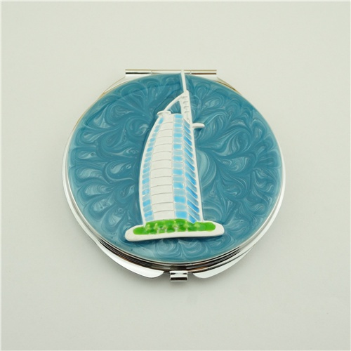 Metal double-sided compact mirror/Wholesale compact mirror