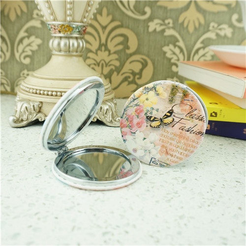 PU compact mirror / promotional gifts wholesale