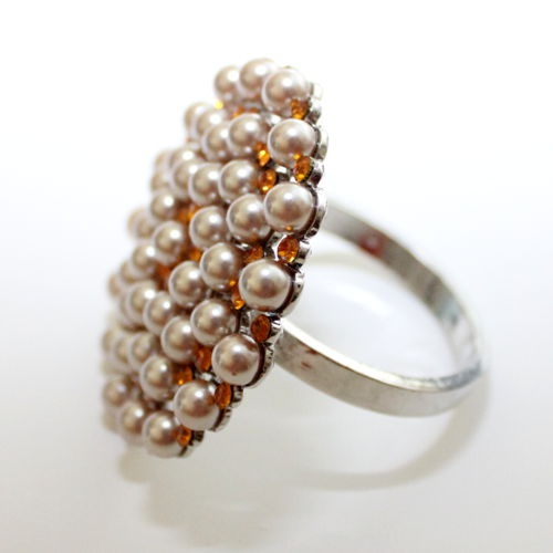 Pearl Cluster Napkin Ring