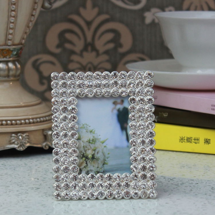 Shiny Silver Diamond Picture Frame/Photo frame