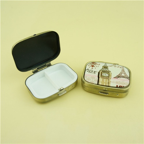 Glass Pill Box/ Daily Pill Box