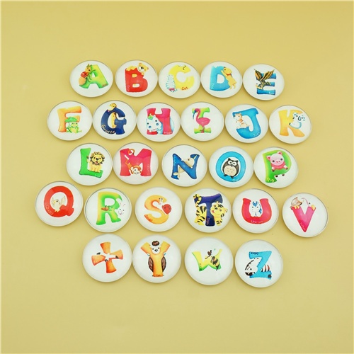 Magnetic cartoon A to Z letter fridge magnet/Home decor