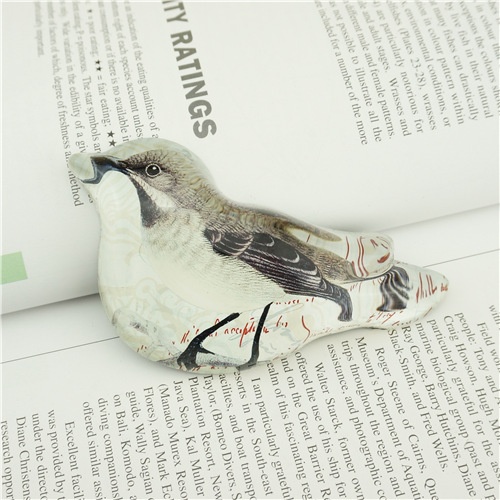 Wonderful geometric design/Bird shape glass paperweight