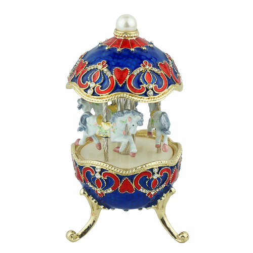 Vintage Carousel Music Box