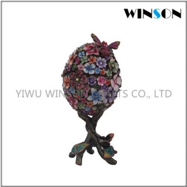 Jeweled Faberge Eggs Jewelry Box