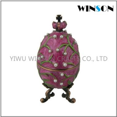 Crytals Faberge Eggs Jewelry Box