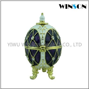 Crytals Faberge Eggs Jewelry Box