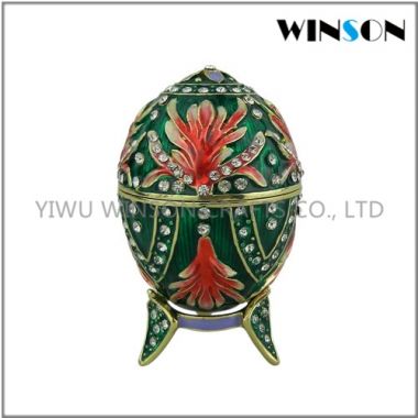 Crytals Faberge Eggs Jewelry Box