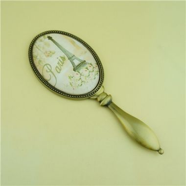 Fashion glass hand mirror/ customized souvenir