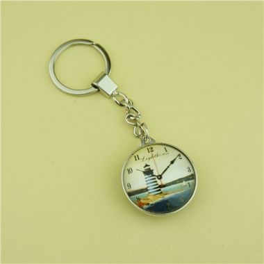 Glass Key Chain / 4C Printing Key Chian