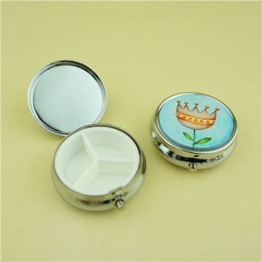 Glass Pill Box/ Daily Pill Box