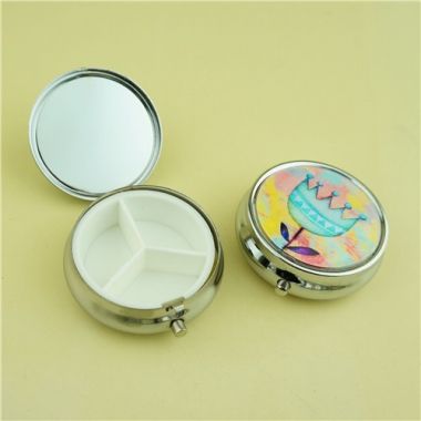 Glass Pill Box/ Daily Pill Box