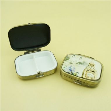 Glass Pill Box/ Daily Pill Box