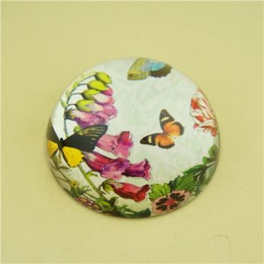 Custom Dome Crystal Glass Paperweight