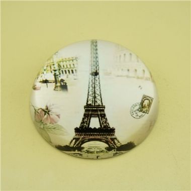Custom Dome Crystal Glass Paperweight