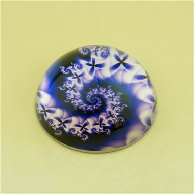 Custom Dome Crystal Glass Paperweight