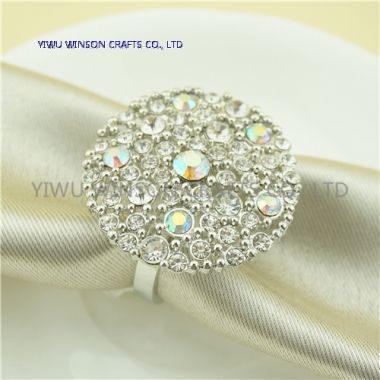 Metal Napkin Ring/Crystal Wedding Decoration Napkin Ring