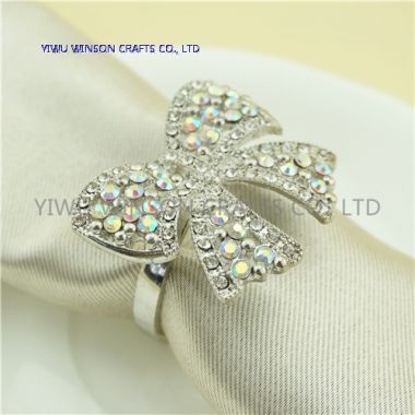 Metal Napkin Ring/Butterfly Knot Metal Wedding Decoration Napkin Ring