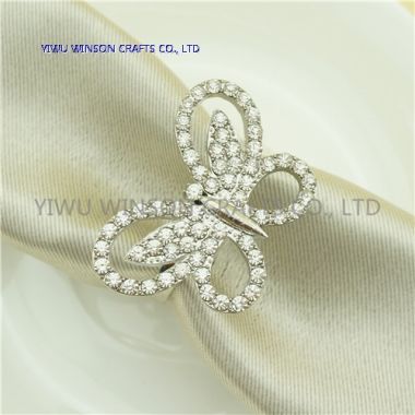 Metal Napkin Ring/Butterfly Metal Wedding Decoration Napkin Ring