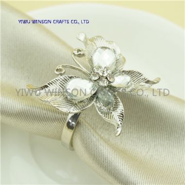 Metal Napkin Ring/Butterfly Metal Wedding Decoration Napkin Ring