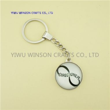 Single Side Crystal Key Chain/Custom Logo Key Chain