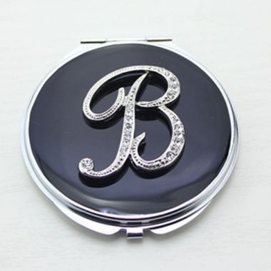 Monogram Compact Mirror/Letter B