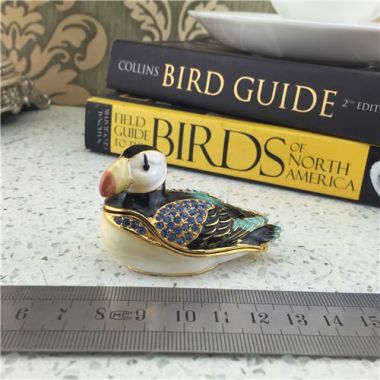 Painting of Imitation Ceramic Jewelry Box Crafts/Mandarin Duck Jewel Box