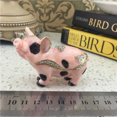 Metal Jewel Box/Animal Pig jewelry Box