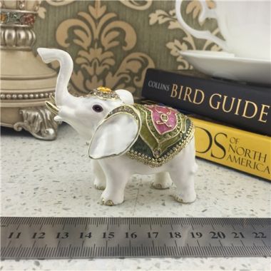 Imitation Ceramic Jewelry Box/ Elephant Jewel Box