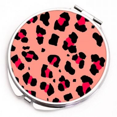 Leopard Compact Mirror