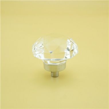 Hyaline zinc alloy drawer handle/glass cabinet handle